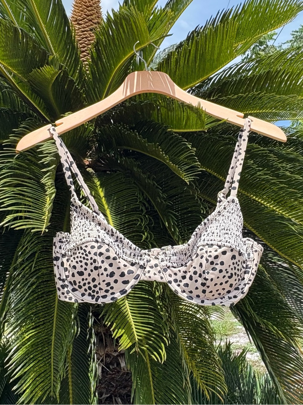 Leopard Cheetah Print Underwire Bikini Top